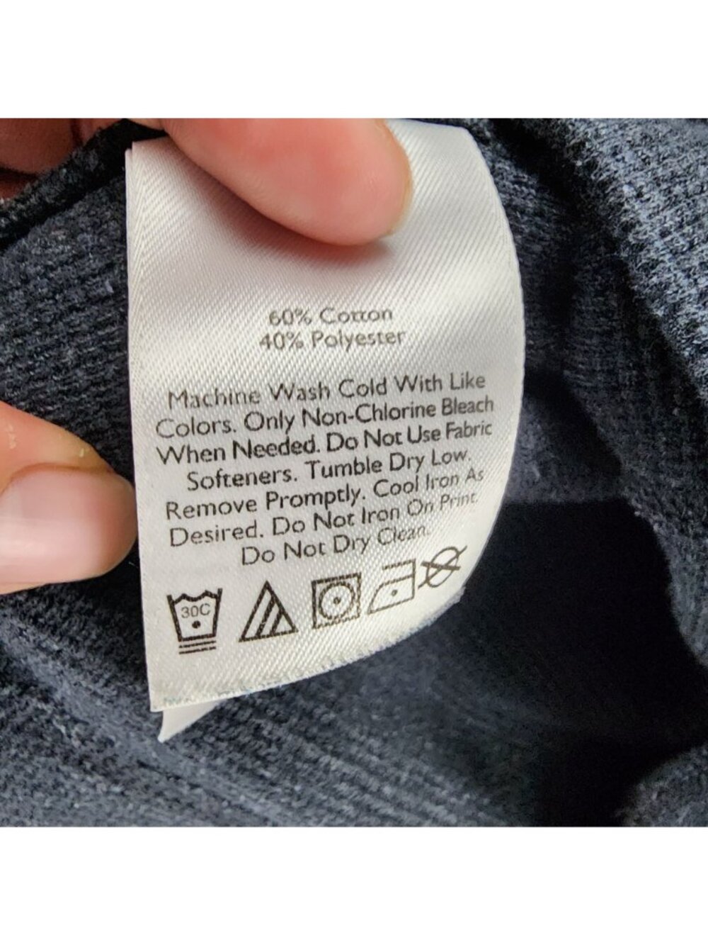 Eddie Bauer Shirt Mens Small Gray Long Sleeve Pullover Henley - Picture 7 of 8